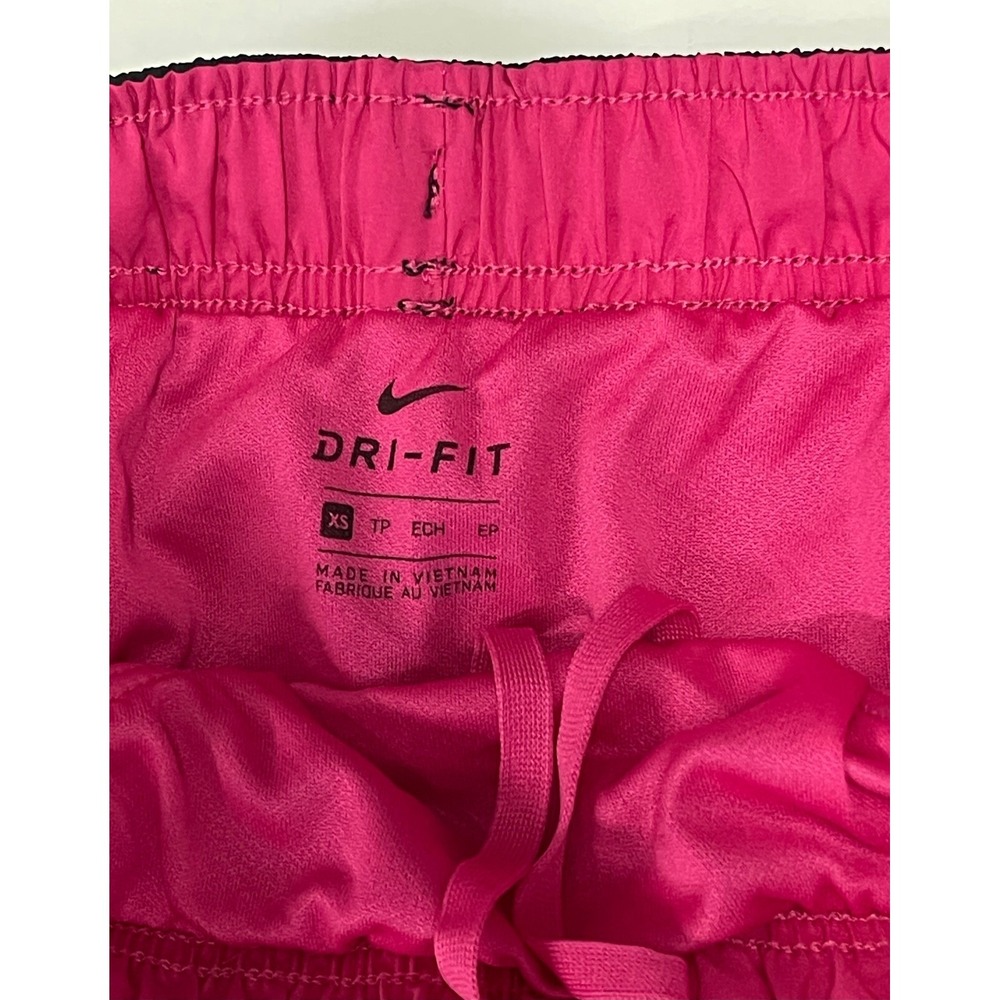 NIKE WOMEN TEMPO SHORTS BLACK PINK XS - Picture 2 of 5